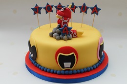 power rangers birthday cake